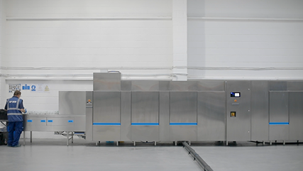 The most efficient, dedicated, industrial washing machines in the business!