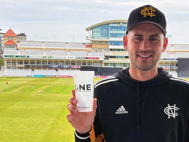 Reusable stadium cups are ideal for summer cricket matches