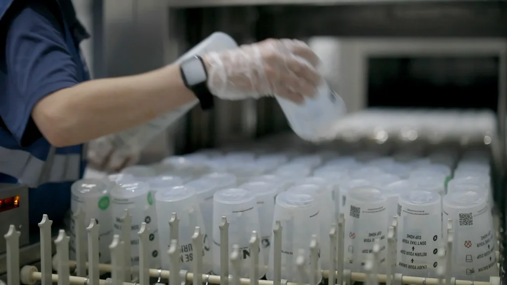 washing reusable cups