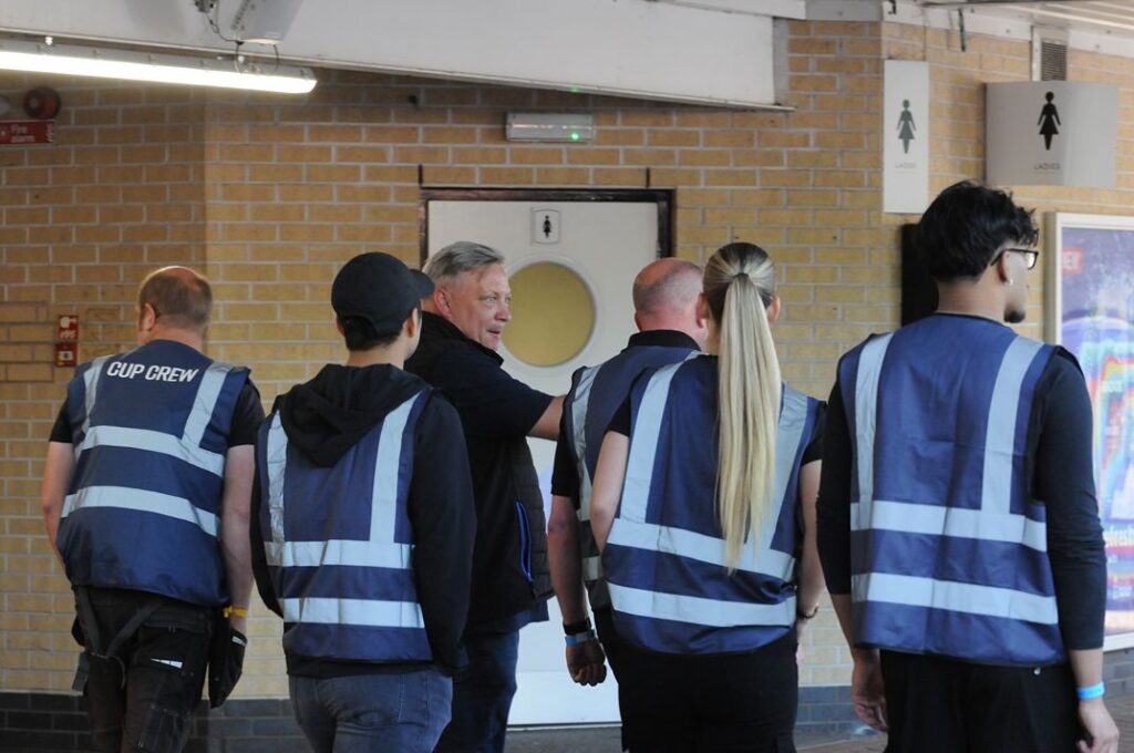 staff on site
